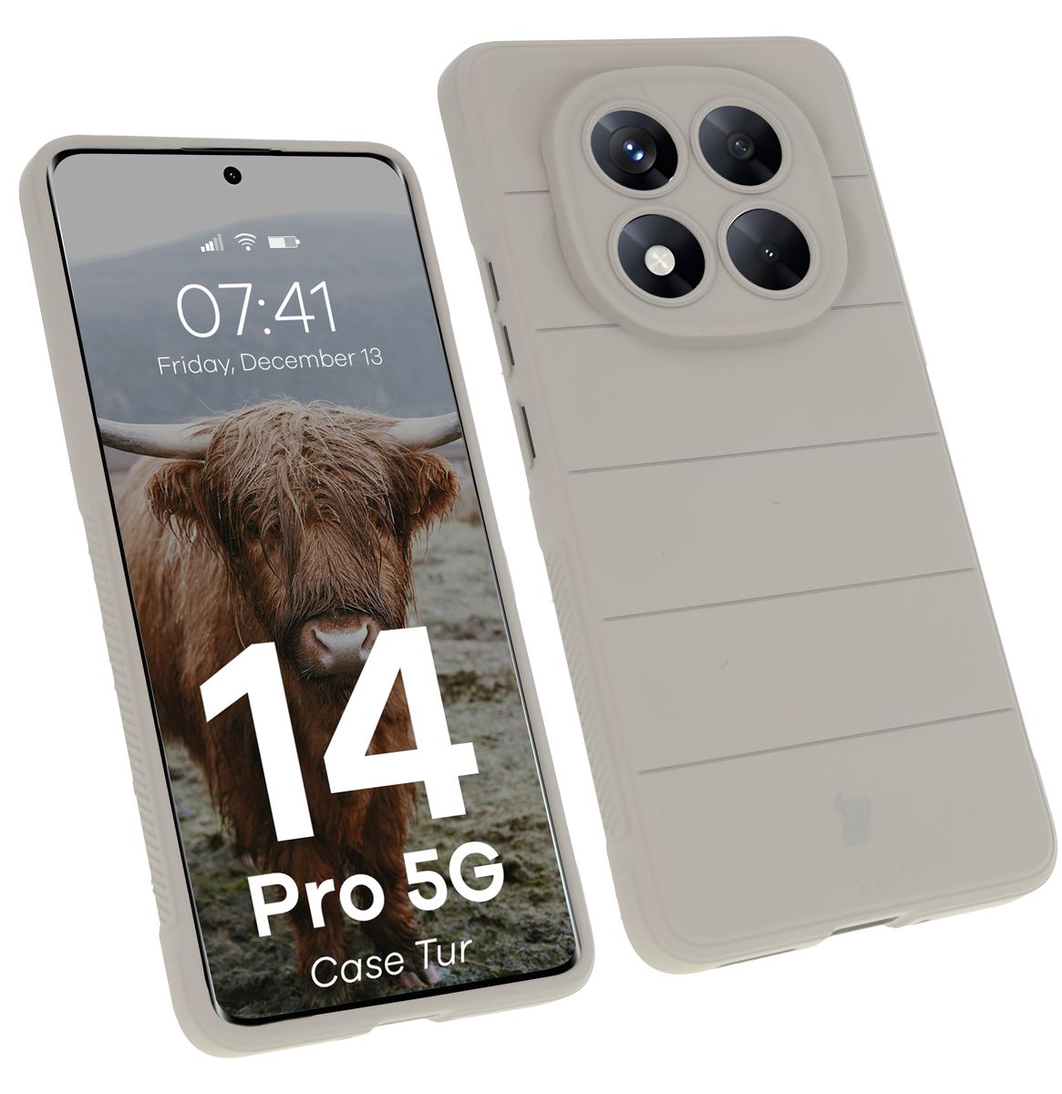 Pancerne etui Bizon Case Tur do Xiaomi Redmi Note 14 Pro 5G / Xiaomi Poco X7